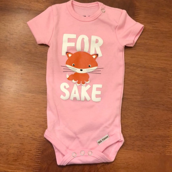 for fox sake onesie